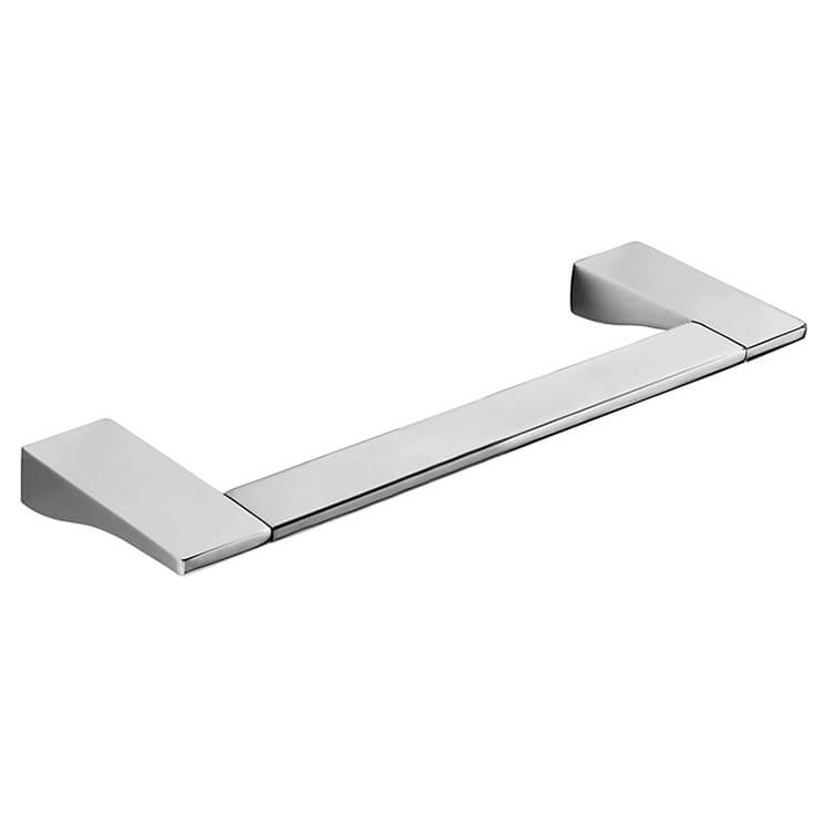 Towel Bar, Square, 12 Inch, Polished Chrome