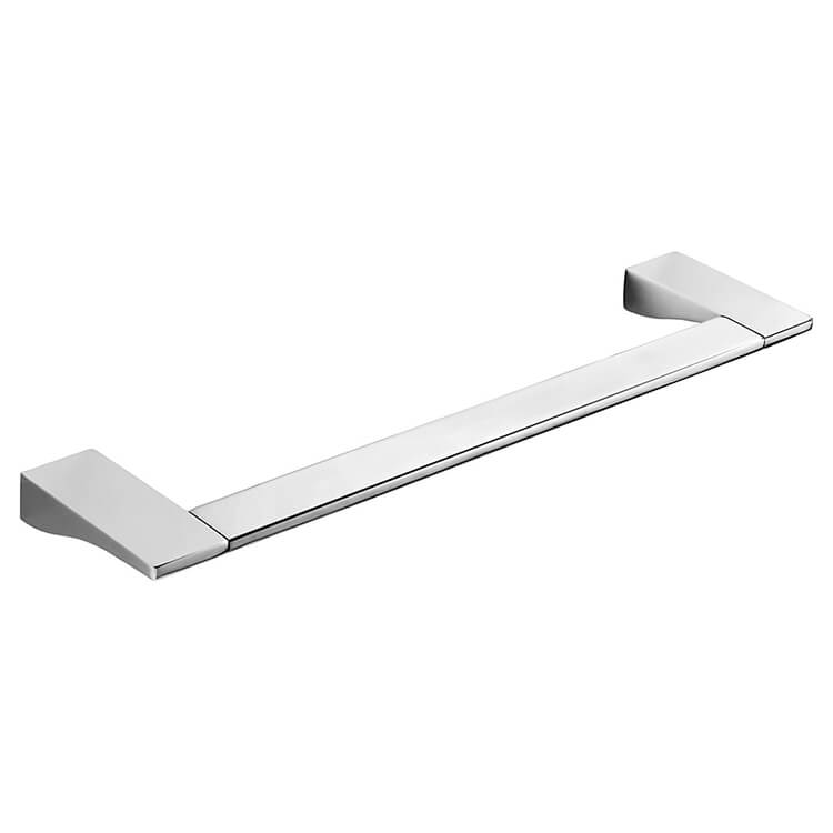 Towel Bar, Square, 18 Inch, Polished Chrome