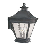 Elk 5722-C Landings 19.5'' High 3-Light Outdoor Sconce - Charcoal