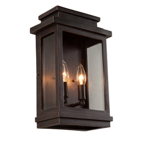 Freemont Flat Outdoor Wall Light - Oil Rubbed Bronze / 13.50