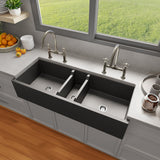 Nantucket Sinks FCFS4718-MBL 47.25 Inch Farmhouse Apron Fireclay Sink