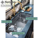 Nantucket Sinks x Studio Dearborn STEPPE3918 Pro Series Stainless Sink