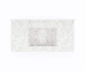 Swanstone CV1B2243 Contour 22 x 43 Single Bowl Vanity Top in Ice CV02243.130