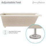 Voltaire 48" X 32" Right-Hand Drain Alcove Bathtub in Bisque