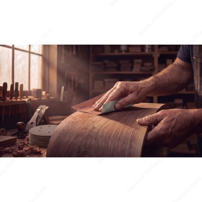 Richelieu ABRIC91180 MAX GRIT 9"x11" Sanding Sheet, 80