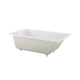 Voltaire 66 "x 36" Reversible Drain Drop-In Bathtub