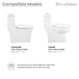 Toilet Hardware Brushed Gold (SM-1T106)