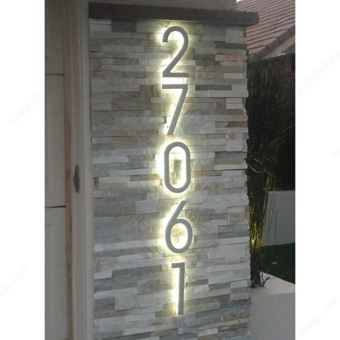 Klassen Bronze AL66000 LED House Numbers, 0