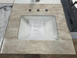 24" Cabtec Salted Caramel Vanity with Black Forrest Vanity Top