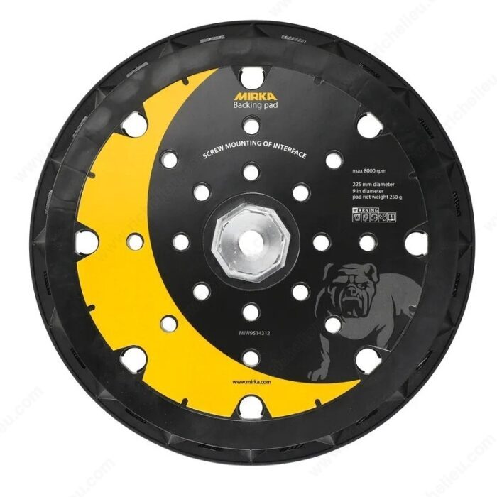 Mirka AMIW9514312 Mirka Backing Pad 8.88 in. (225 mm)