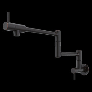 Lita 2-Handle 1-Hole Potfiller Kitchen Faucet in Tuscan Bronze