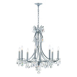 Cedar 8 Light Polished Chrome Chandelier 5938-CH-CL-MWP