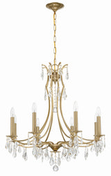 Cedar 8 Light Polished Chrome Chandelier 5938-CH-CL-MWP