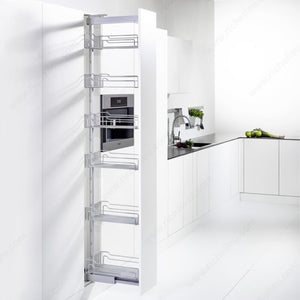 Richelieu WEBKIT1259696 Dispensa Click-Fixx Kit, Chrome, 47 1/4 to 63 in, Min. 10 3/8 in, 4