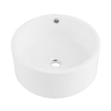 Monaco 16.5” Round Vessel Sink in Matte White