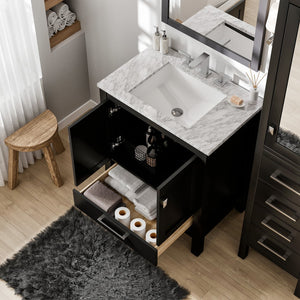 Eviva Aberdeen 30 Espresso Bathroom Vanity