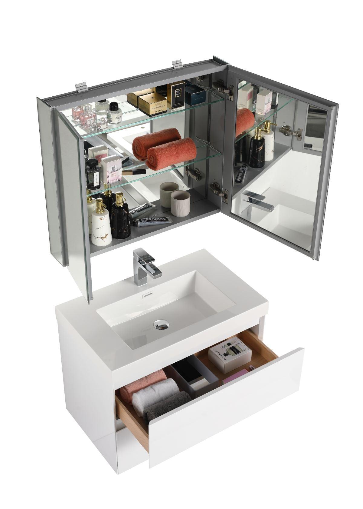 Blossom Assisi 30" Vanity - Eco-Friendly Modern Minimalist Design with Soft-Closing Drawers