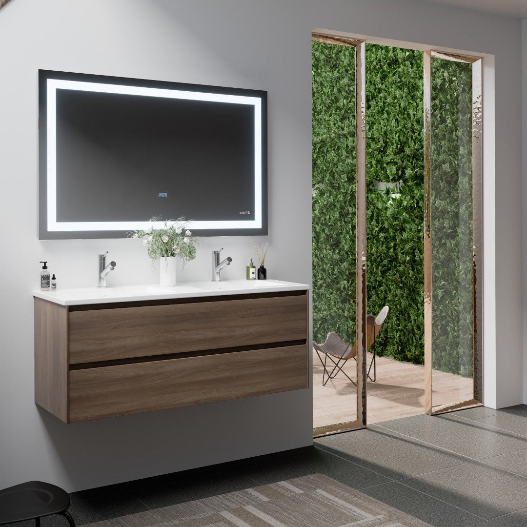Eviva Lite 48" x 30" Rectangular Frameless Mirror