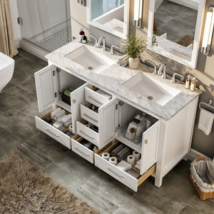 Eviva Aberdeen 60 White Bathroom Vanity