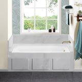 Voltaire 66" X 32" Right-Hand Drain Alcove Bathtub