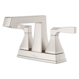 Holliston 4 in Centerset Bathroom Faucet in Spot Defense Brushed Nickel