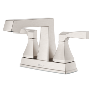 Holliston 4 in Centerset Bathroom Faucet in Spot Defense Brushed Nickel