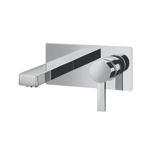 DAX Brass Wall Mount Handle Bathroom Faucet, Chrome DAX-8287
