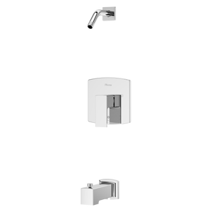 Pfirst Modern Tub/Shower Faucet in Polished Chrome