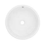 Monaco 16.5” Round Vessel Sink in Matte White