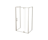 MAAX 137864-900-305-000 ModulR 48 x 34 x 78 in. 8mm Pivot Shower Door for Wall-mount Installation with Clear glass in Brushed Nickel