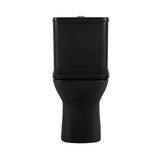 Carre One-Piece Square Toilet Dual-Flush in Matte Black 1.1/1.6 gpf