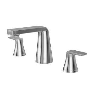 DAX Brass Two Handle Bathroom Faucet Spout, 4", Chrome DAX-8236C-CR