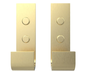 Swanstone Odile Suite Hook in Brushed Gold - Pack of 2 HK10045083.343