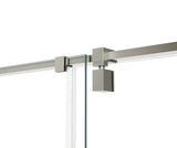MAAX 137835-900-305-000 ModulR 36 x 78 in. 8 mm Pivot Shower Door for Alcove Installation with Clear glass in Brushed Nickel