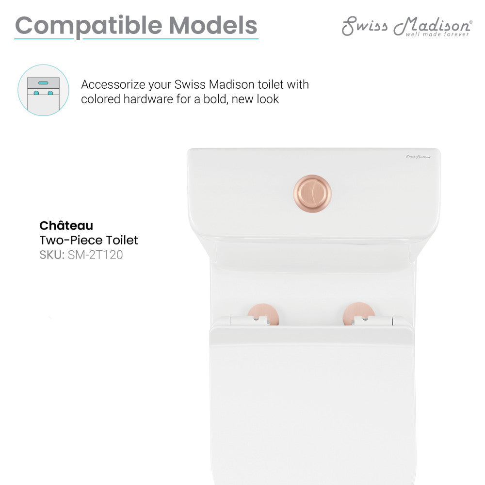 Toilet Hardware, Rose Gold (SM-2T120HB)