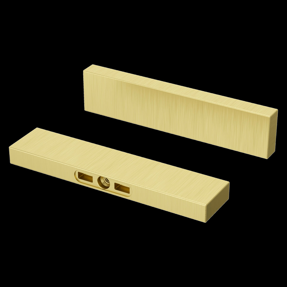 Verve T Handle Kit for Widespread and Roman Tub in Brushed Gold