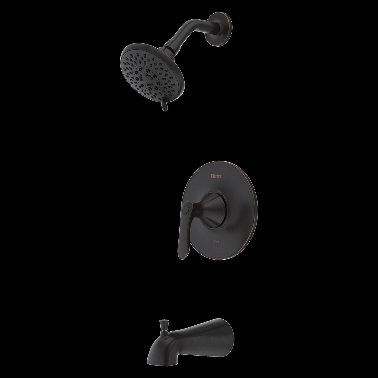 Weller 1-Handle Tub & Shower Trim in Tuscan Bronze