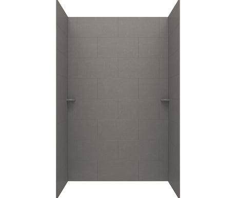 Swanstone TSMK72-3062 30 x 62 x 72 Swanstone Traditional Subway Tile Glue up Tub Wall Kit in Sandstone TSMK723062.215