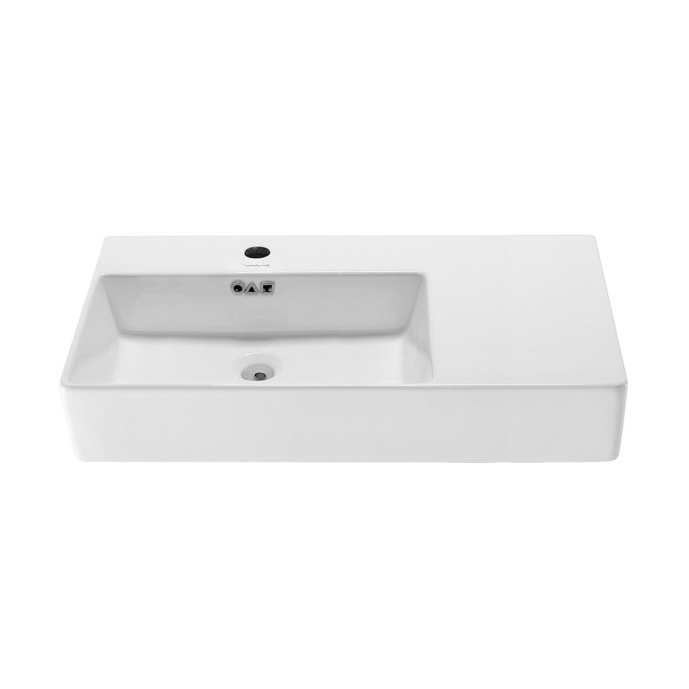 St. Tropez 30" Right Side Faucet Wall-Mount Bathroom Sink