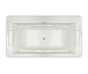 MAAX 105743-054-001-000 Optik C 66 x 36 Acrylic Drop-in Center Drain Hydrofeel Bathtub in White