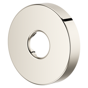 Modern Round Shower Arm Flange in Polished Nickel