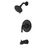 McAllen 1-Handle Tub & Shower Trim Kit in Matte Black