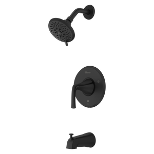 McAllen 1-Handle Tub & Shower Trim Kit in Matte Black