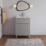 Bernay 24" Bathroom Vanity in Shell