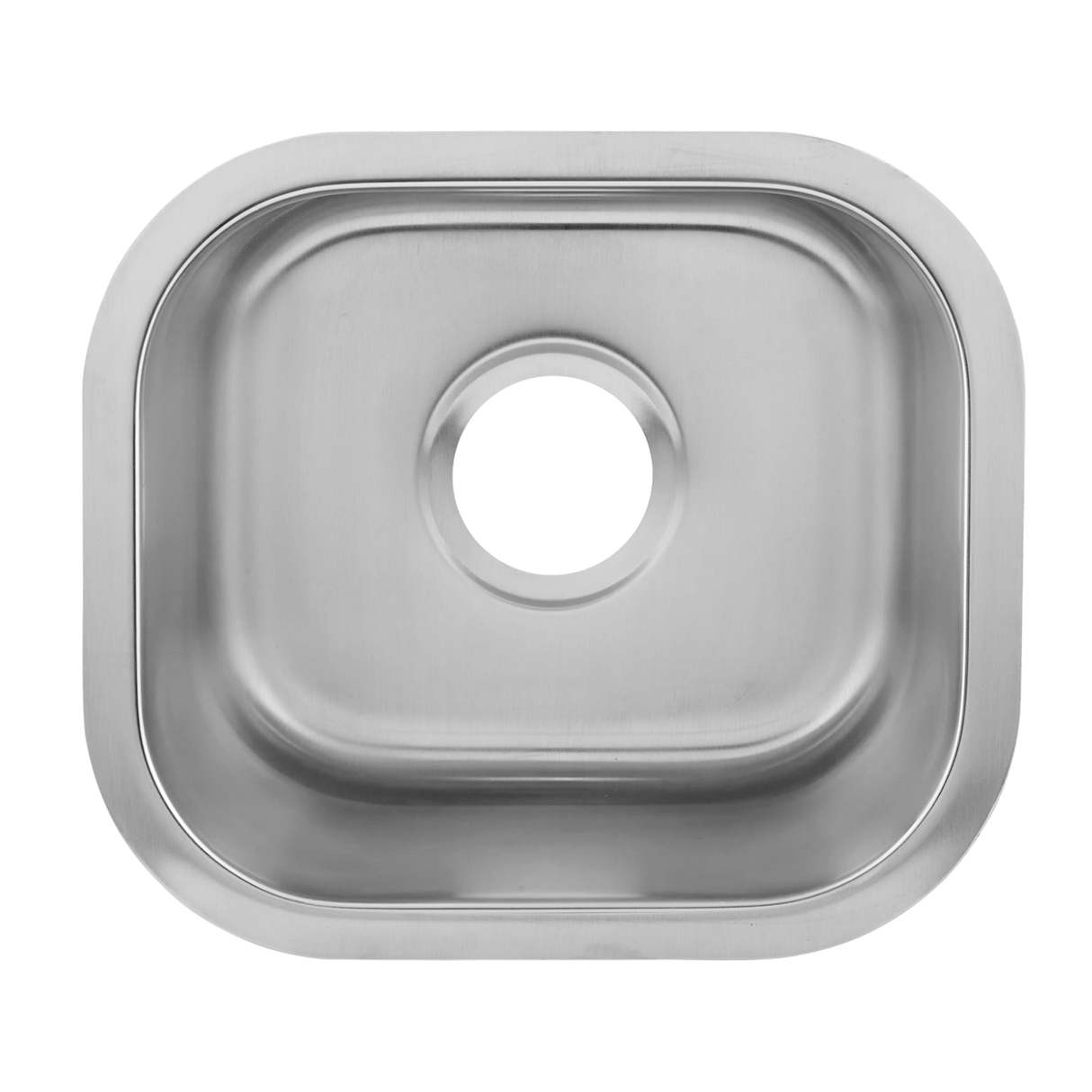 DAX Stainless Steel Single Bowl Undermount Kitchen Sink, Brushed Stainless Steel DAX-1214
