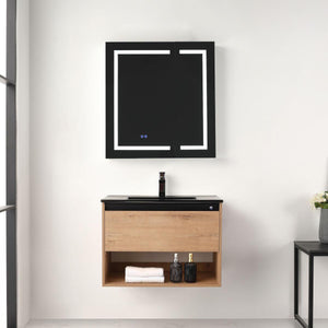 Blossom Bergen 30" Vanity with Dual LED Illumination - Adjustable Lighting and Sleek Storage Design