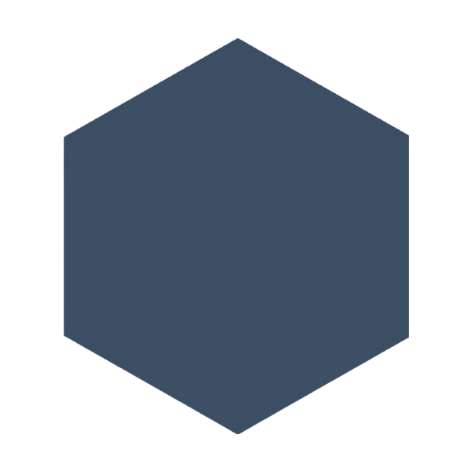 Roca Tile Usa Inc Elegant Ideas 5X6 Hexagon Block Azul Matte Glazed Porcelain Tile - Grne0Ca151