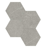 Anatolia Tile 6" Mjork Color Body Porcelain Clay Hexagon 4 Piece Mosaic 4501-0377-0 1 Sheet = .80 Sq. Ft." Clay 6" Hexagon - premium natural stone mosaic tile from Anatolia Tile, available at PoshHaus showroom in Keene, NH