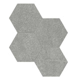 Anatolia Tile 6" Mjork Color Body Porcelain Mica Hexagon 4 Piece Mosaic 4501-0376-0 1 Sheet = .80 Sq. Ft." Mica 6" Hexagon - premium natural stone mosaic tile from Anatolia Tile, available at PoshHaus showroom in Keene, NH