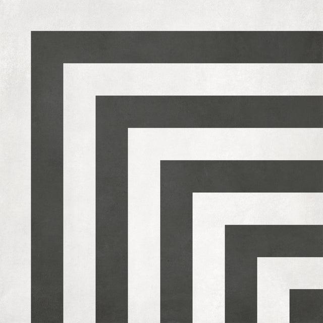 Anatolia Tile 8X8 Form Matte Monochrome Geo Deco Porcelain Tile 60-336  - premium natural stone mosaic tile from Anatolia Tile, available at PoshHaus showroom in Keene, NH